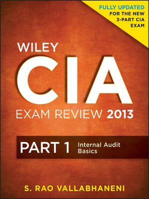 Wiley CIA Exam Review 2013, Part 1, Internal Audit Basics by S. Rao Sns-Brigh10